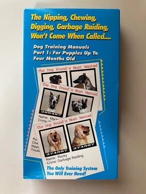 Dog Training Manuals Part 1: Puppies Up To Four Months Old VHS Video Tape 1998 - Image 1 of 2
