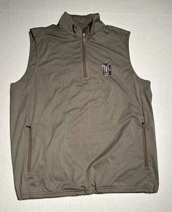 LA Clippers Antigua 1/4 Zip Performance Golf Vest Mens Sz Large - Picture 1 of 9