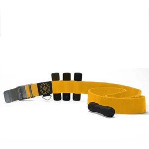 Scuba Diving Yellow Weight Belt w/4PCs Black Slug Weights Set - Picture 1 of 1