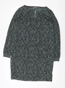 Sandwich Womens Green Cotton Blend Sheath Size S Boat Neck - Picture 1 of 12