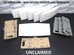 (6 Pcs) Cisco MERAKI MR44-HW WIFI 6 Cloud Based ACCESS POINT w/Mount UNCLAIMED - Bild 1 von 13