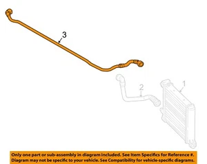 BMW OEM 16-24 228i Gran Coupe Cooling Radiator-Water Inlet Hose 17127617375 - Picture 1 of 2