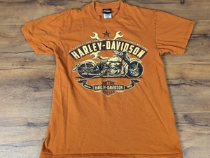 Harley Davidson Tampa Flordia T-Shirt Medium Orange - Imagen 1 de 6