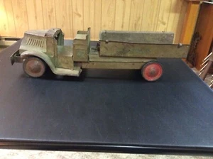Vintage Antique 1920's Steelcraft Little Jim Mack City Ice Co. Metal Dump Truck - Picture 1 of 16