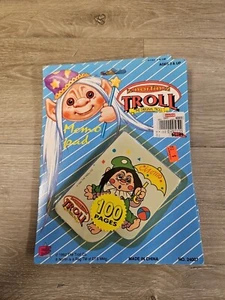 VTG 1992 Norfin Original Troll DOLL Memo Pad BOOK Wizard Trolls 24007 Fasco TOY - Picture 1 of 1