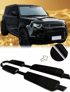 Glossy Black Running Board Side Step Accessories for LR Defender 110 2020-2025 - Picture 1 of 10