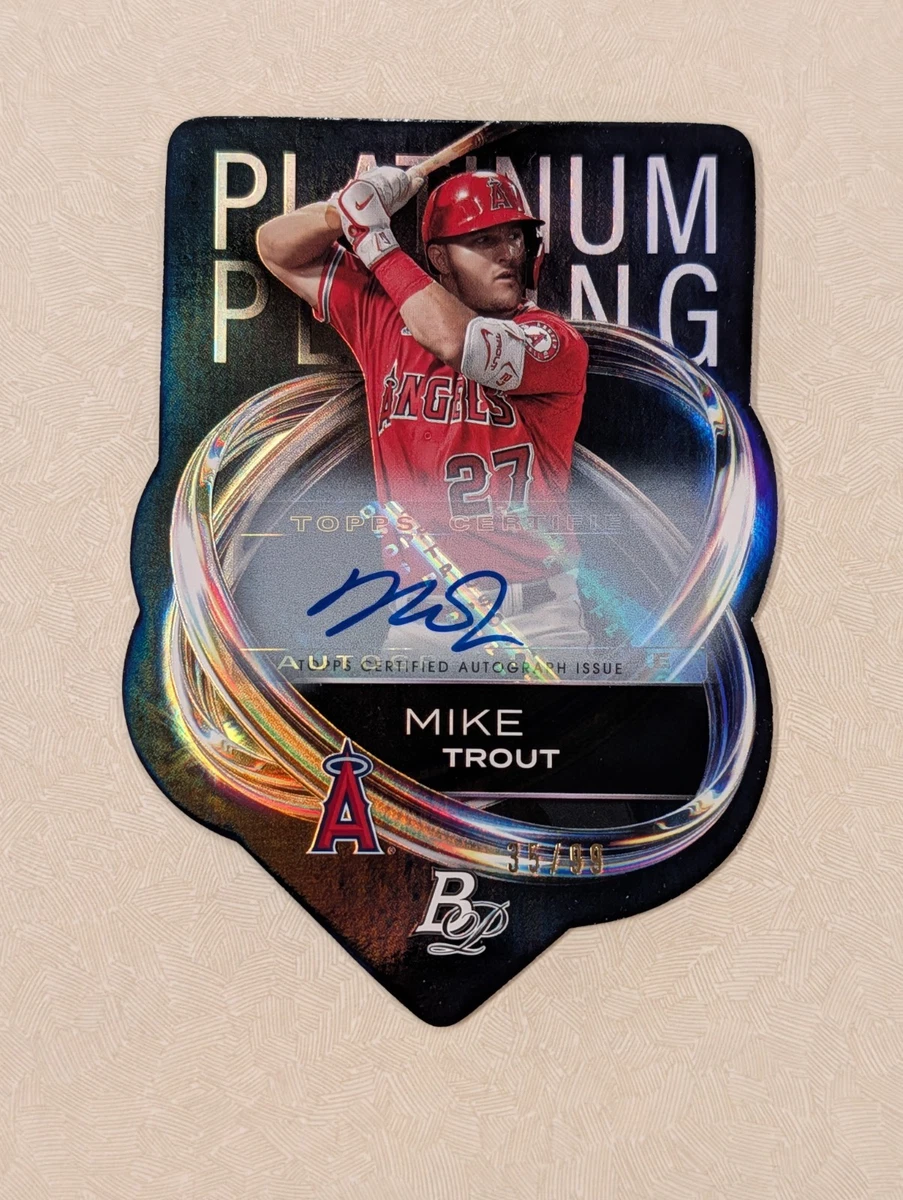 Mike Trout Autographed Baseball Trading Card Singles for sale | eBay