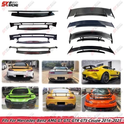 Alerón trasero de fibra de carbono para Mercedes-Benz AMG GT GTC GTR GTS cupé 16-21 Foto 1 de 4