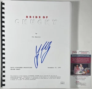 Jennifer Tilly Signed Bride Of Chucky Complete Movie Script Autograph JSA COA - Picture 1 of 4