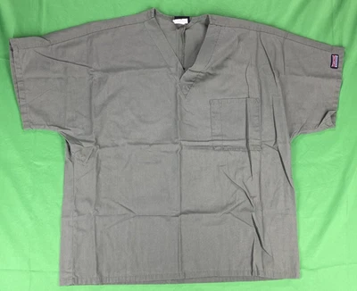 Medium Olive/Grey Cherokee Scrub Top - Image 1 of 4