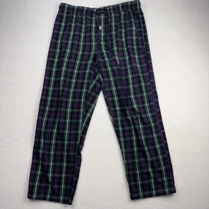 Tommy Hilfiger Pijama Pantalones de Noche Para Hombre Talla Mediana Azul Franela a Cuadros - Imagen 1 de 9
