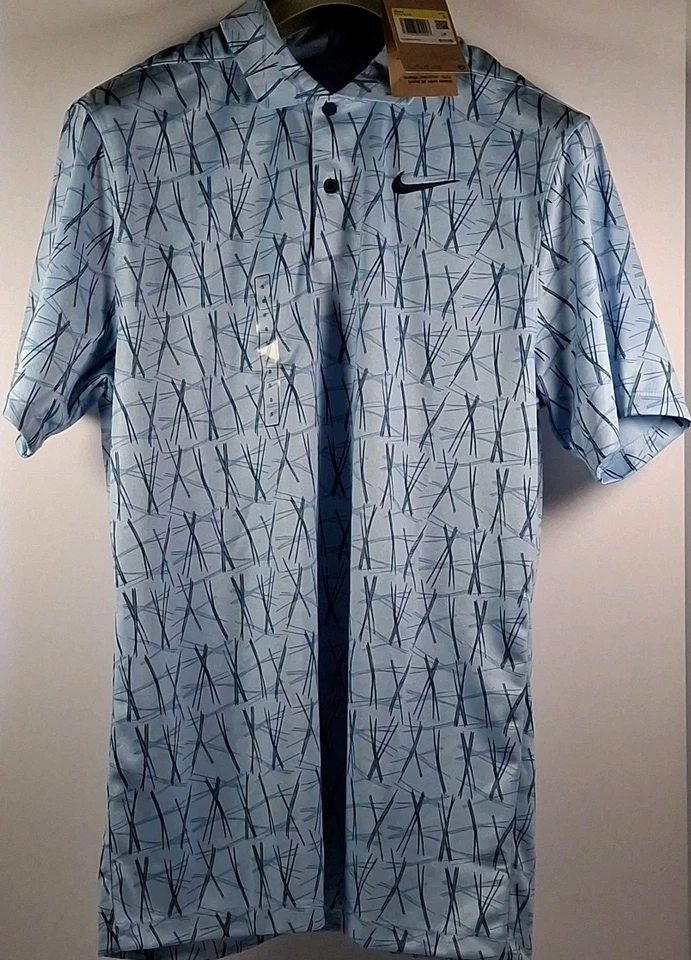 Nike Dri-FIT Victory Pine Needle Print Golf Polo Plum Dust Medium FQ1134-523