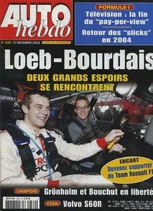 Hebdo Auto Nr. 1369 vom 27. November 2002 Volvo S60 - Bild 1 von 1