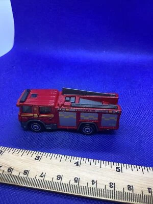2017 Matchbox Scania P 360 Red FIRE ENGINE - Image 1 of 4