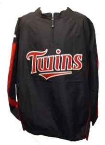 New Minnesota Twins Mens Sizes 2XL-4XL-5XL-6XL-Tall Majestic Dugout Jacket $85 - Picture 1 of 8