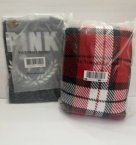Victoria’s Secret PINK Sherpa Blanket 50”x 60” & Weekender Tote 2021 - Picture 1 of 8