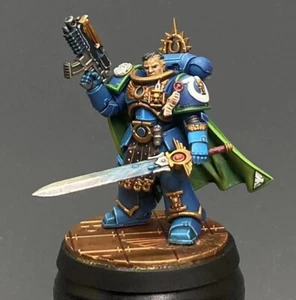Captain Uriel Ventris Space Marines Warhammer 40k Ultramarines prevendita dipinto - Foto 1 di 4