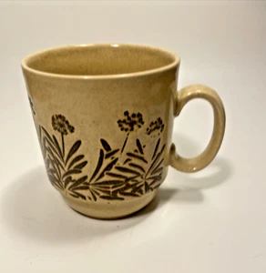 Vintage Mug Quality Vintage Retro Style 60's 70's Style Floral Stoneware Mug Cup - Picture 1 of 8