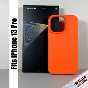 CASEKOO Hülle für iPhone 13 Pro - Orange | Slim Fit | Tragbarer Handyständer - Bild 1 von 20