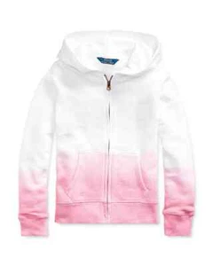 Polo Ralph Lauren Girls' Dip-Dyed French Terry Hoodie - Big Kid 6 yap0925 - Picture 1 of 2