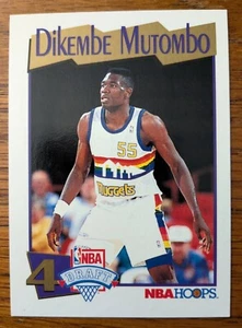 DIKEMBE MUTOMBO, 1991 NBA HOOPS ROOKIE CARD #549 - Picture 1 of 2