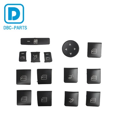 14 x автомобиля двери подлокотник окна переключатель кнопка крышка отделки для ML250 ML350 Mercedes - Изображение 1 из 4
