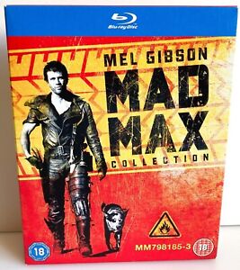 MAD MAX TRILOGY COLLECTION REGION B BLU-RAY 3 DISC BOX SET MEL GIBSON