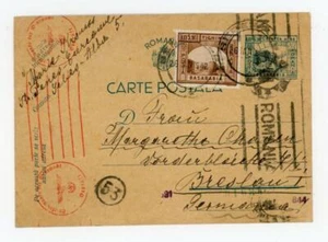 Romania BESSARABIA ISSUE-POSTAL CARD-HG:102-UPRATED Sc#527-1942-TO - Picture 1 of 2