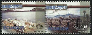 Ecuador 1615/16 2001 Reserva Ecológica El Ángel Paja de Páramo Frailejón MNH - Imagen 1 de 1