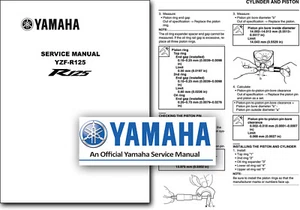 Yamaha YZF-R125 Service Manual 2008 to 2013 Workshop Shop R125 YZFR125 - Picture 1 of 2