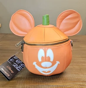 Bolso Bandolera Cartera Loungefly DISNEY MICKEY-O-LANTERN BRILLA EN LA OSCURIDAD Halloween - Imagen 1 de 10