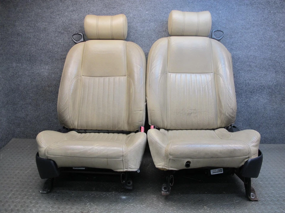 02-05 FORD THUNDERBIRD SET OF 2 FRONT LEFT & RIGHT POWER HEATED LEATHER SEAT OEM Foto 1 de 4