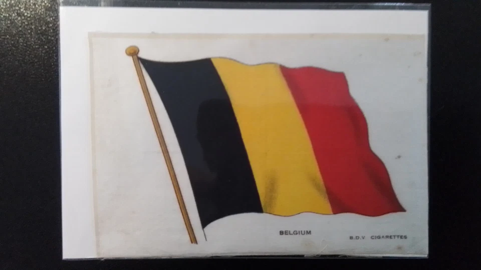 GODFREY PHILLIPS BDV SILKS.  NATIONAL FLAGS,  BELGIUM, 150mm X 100mm, MEDIUM. - Image 1 of 1