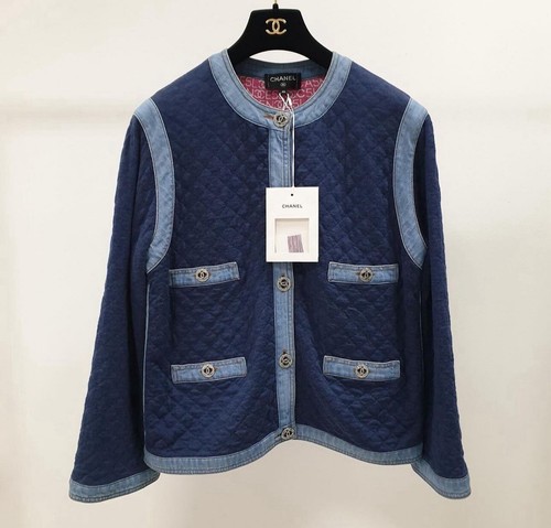 Giacca denim CHANEL 20P nuova con etichetta tg.40