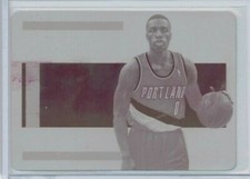 13/14 Panini National Treasures Damian Lillard Magenta Printing Plate #'ed 1/1