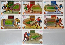 GUINEA 1982 913-19 A 831-34 C154-56 Soccer World Cup Spain Fußball WM Football**