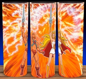 Taza vaso He-Man and She-Ra clásica años 80 20 oz - Imagen 1 de 3