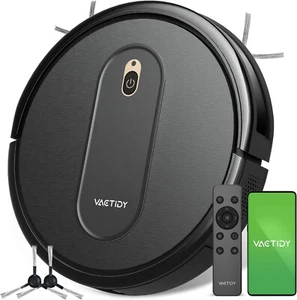 Vactidy Robot Vacuum with 2000Pa Suction Power 2.4GHz WiFi/App/Alexa/Siri T6 - Picture 1 of 10