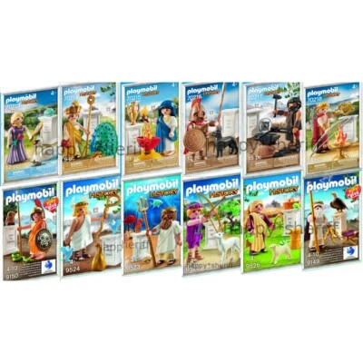 Playmobil All 12 Greek Gods 9149 9150 9523 9524 9525 9526 70213 to 70218 NO Box - Image 1 of 4