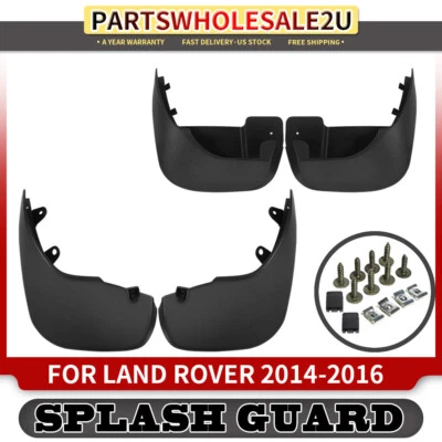 4 guardabarros protector contra salpicaduras para Land Rover Range Rover Sport con estribo 14-16 Foto 1 de 4