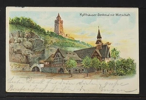 GERMANY 793-KYFFHÄUSER -Denkmal mit Wirtschaft (Undivided Back (c. 1901-1907) - Picture 1 of 2