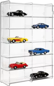 Vetrina modellini auto SORA 1:24 con pannello posteriore trasparente per 12 modellini auto - Foto 1 di 2