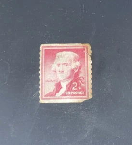 Extremely rare USPS Unused President Jefferson two cents postage stamp - Picture 1 of 4