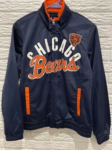 Sudadera con cremallera y cuello para mujer Chicago Bears, ropa del equipo de la NFL talla mediana - Imagen 1 de 5