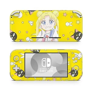 Nintendo Switch Lite Console Skin Decal Sticker Sailor Moon Custom Design Set - Picture 1 of 2