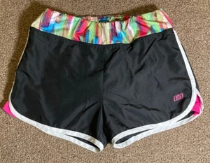 Skechers Active Shorts Girls Size 10/12 Black Multicolor - Picture 1 of 5