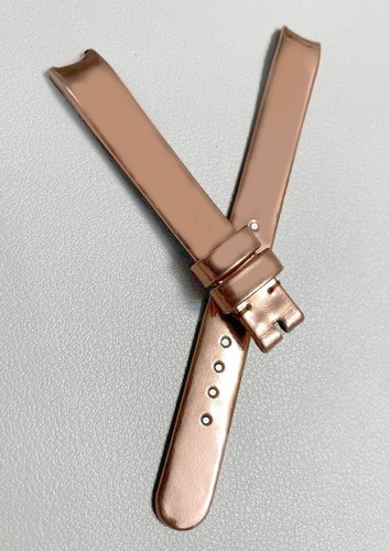 Cinturino orologio donna Dior 11mm x 11mm pelle oro rosa metallizzato N2R3B