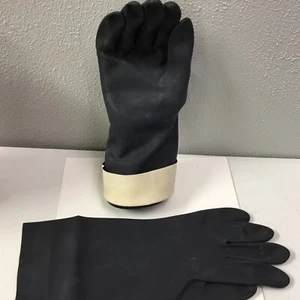 4073 Flock Lined Neoprene Gloves Large 31 Mil - Picture 1 of 2