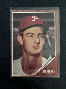 1962 TOPPS BASEBALL SET-BREAK #146 DON DEMETER - Picture 1 of 2
