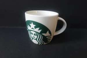 STARBUCKS 2017 14oz Green White Siren Logo Coffee Cup Ceramic Mug Mermaid Barrel - Picture 1 of 5
